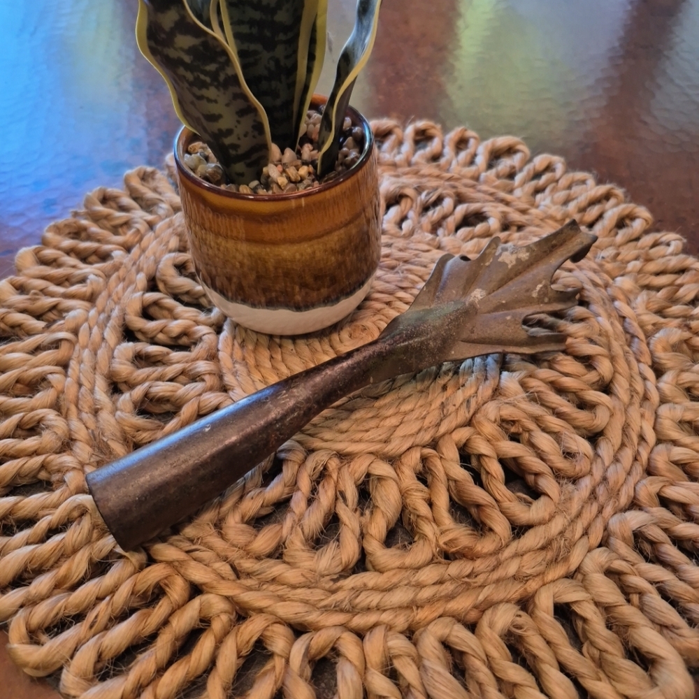 Vintage Metal Claw Cultivator Hand Rake
